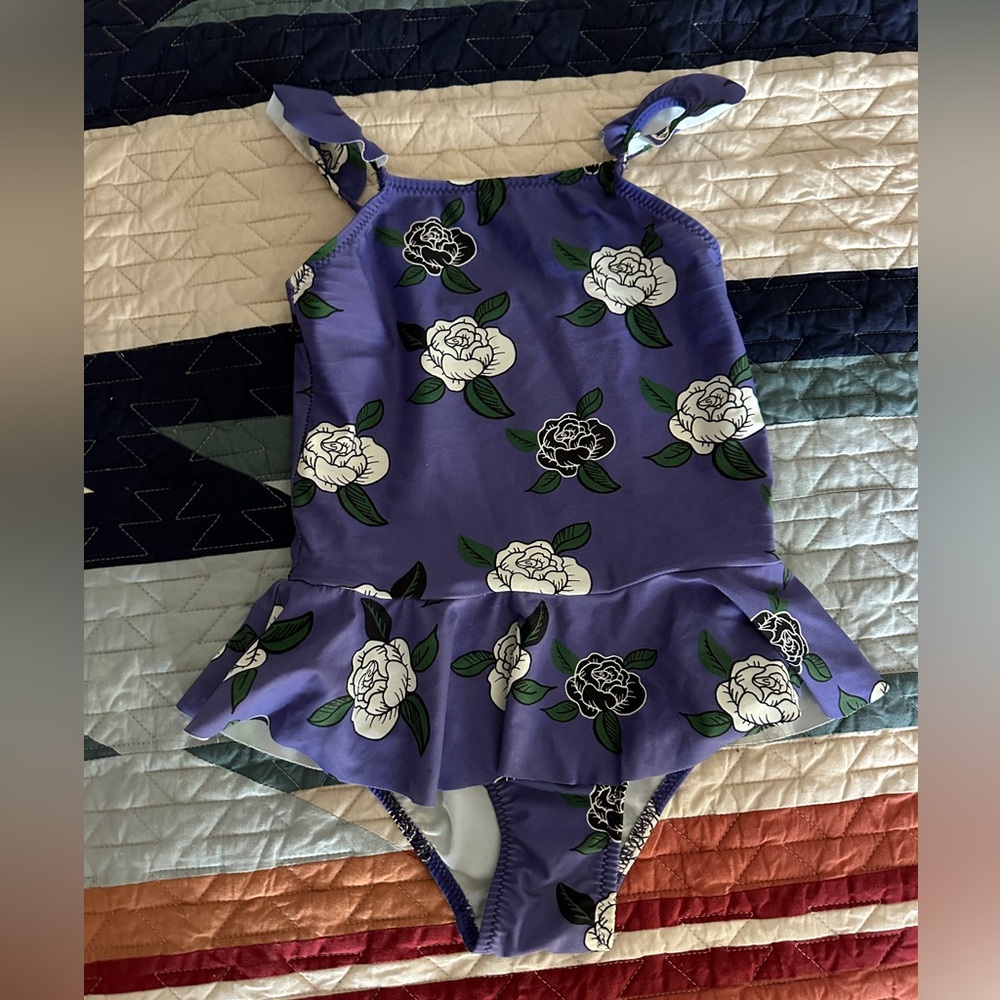 Mini Rodini Ruffle One-Piece Swimsuit